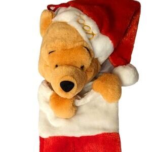Vintage Winnie the Pooh Christmas Stocking 3D